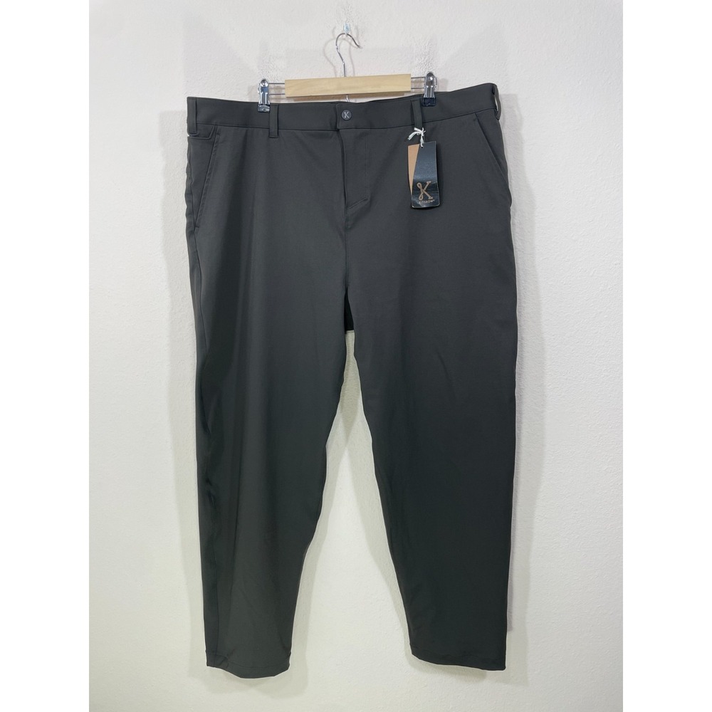 NEW Kitsbow Haskell  Men's 44x 31 Black Olive Cycling Commuter Stretch Pants NWT